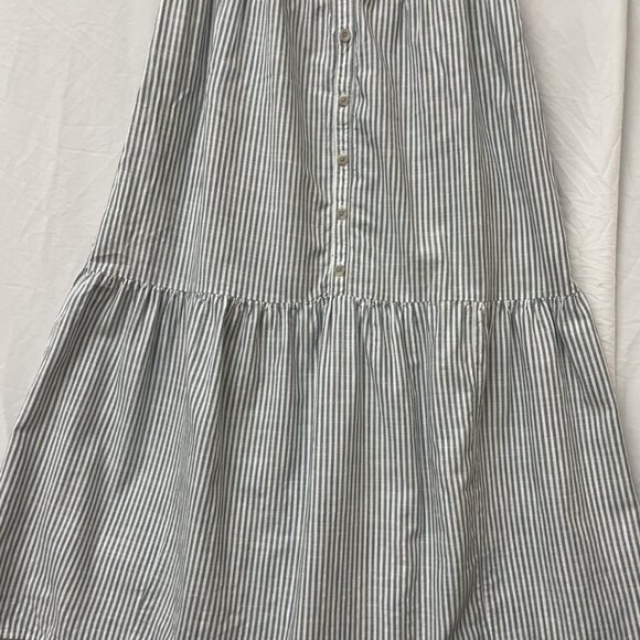 Isabel & Ingrid Dress Striped Blue White Sleeveless Size Small NWT - Picture 4 of 13